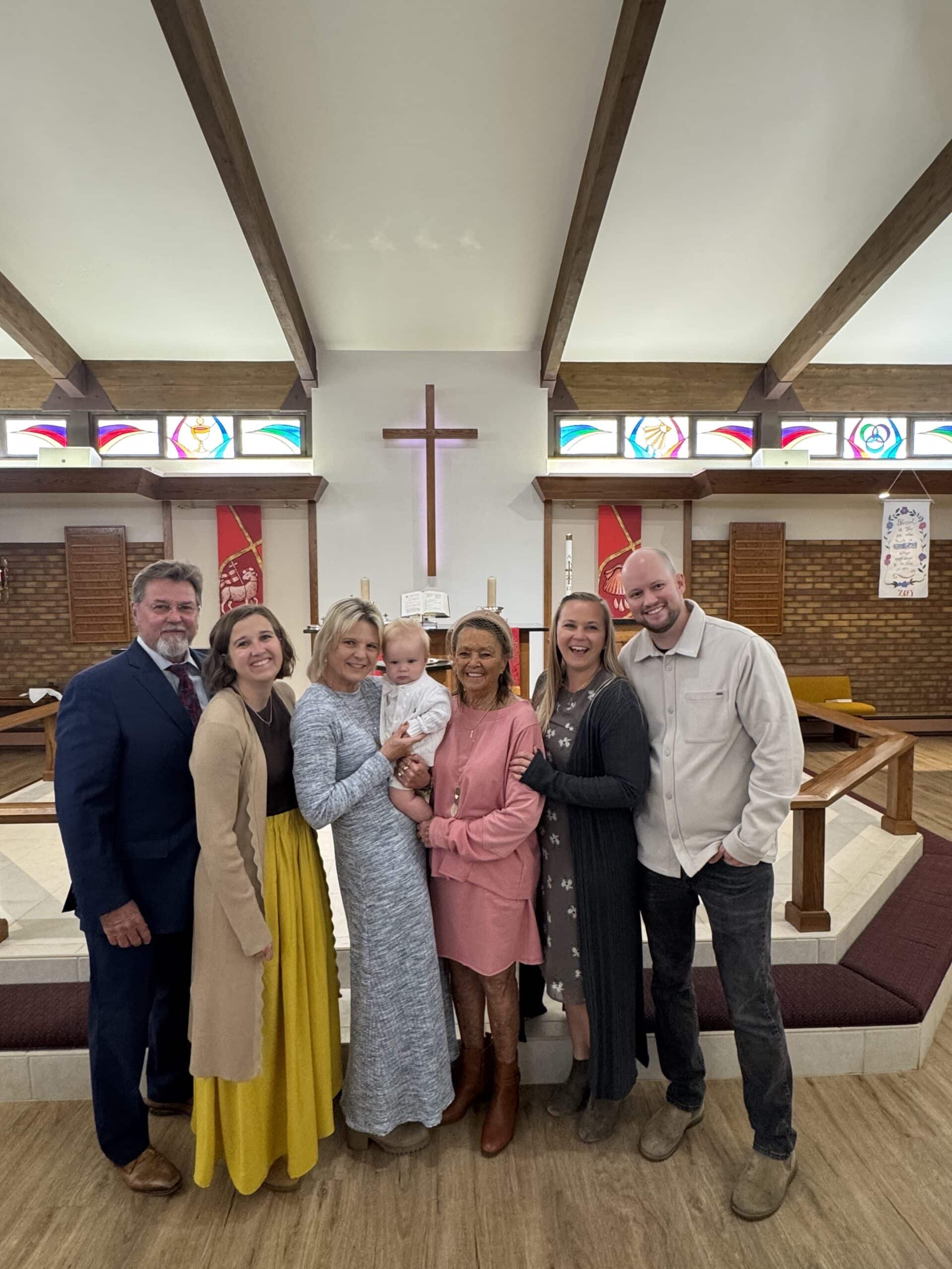 Baptism at Peace With Christ Lutheran Church in Fort Collins, CO