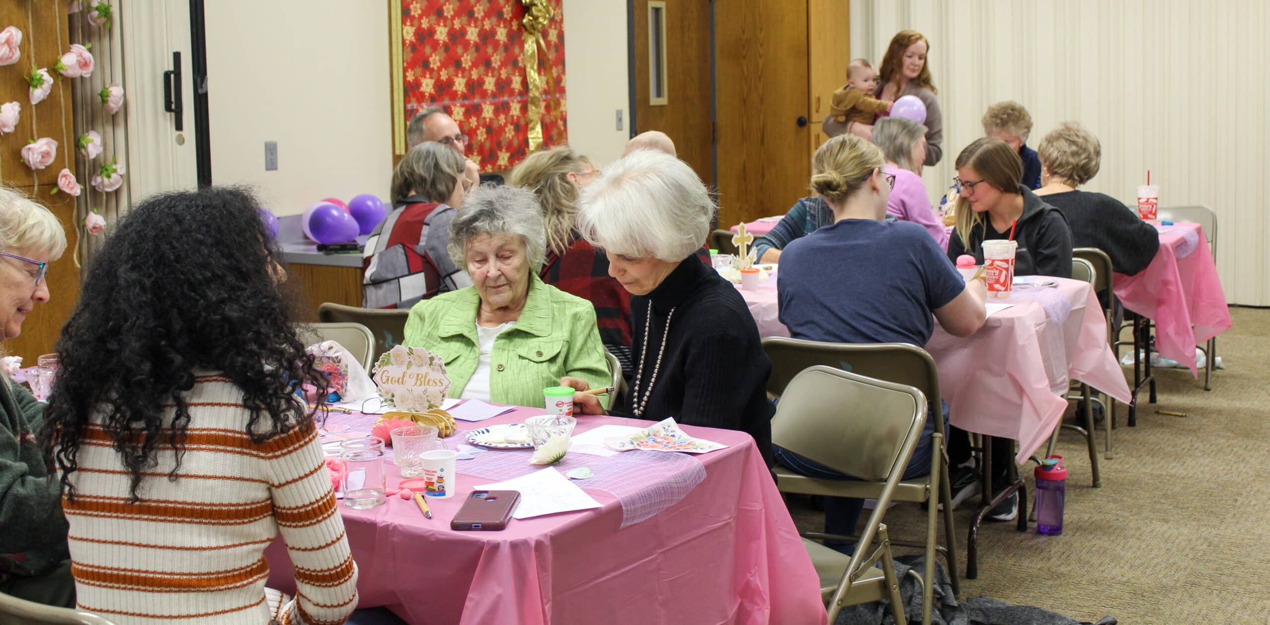 Community lunch at the Holiday Bazaar at Peace With Christ Lutheran Church in Fort Collins, CO
