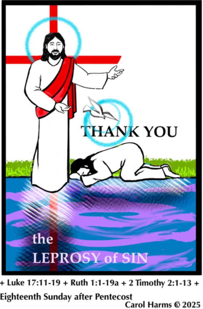 Peace With Christ Lutheran Church sermon image for the sermon titled "Thank You"