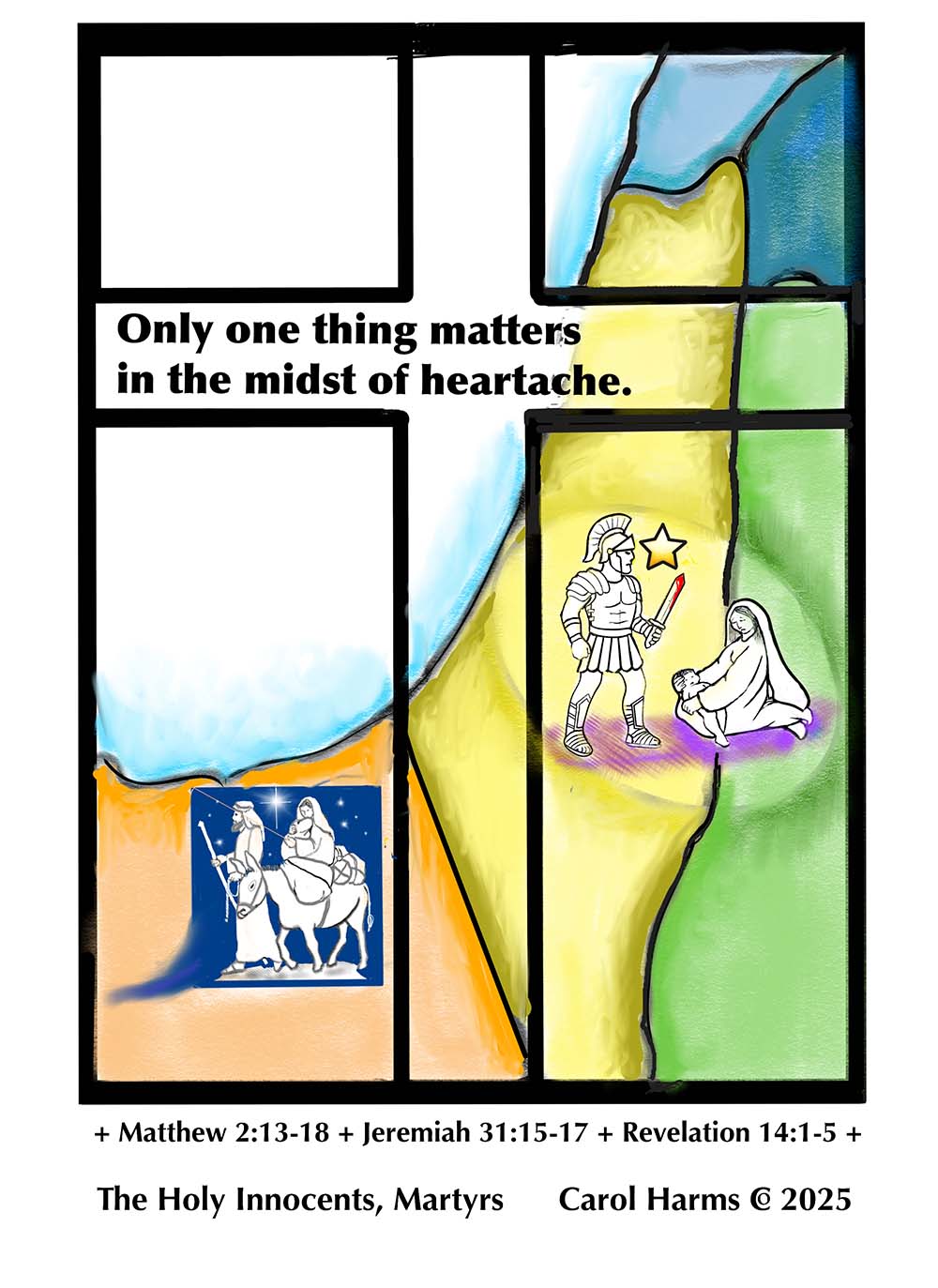 Peace With Christ Lutheran Church sermon image for the sermon titled "Only One Thing Matters In The Midst Of Heartache"