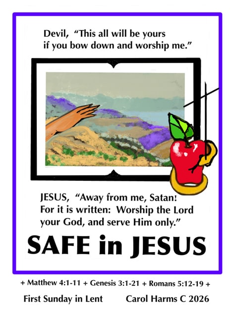 Peace With Christ Lutheran Church sermon image for the sermon titled "Safe In Jesus"