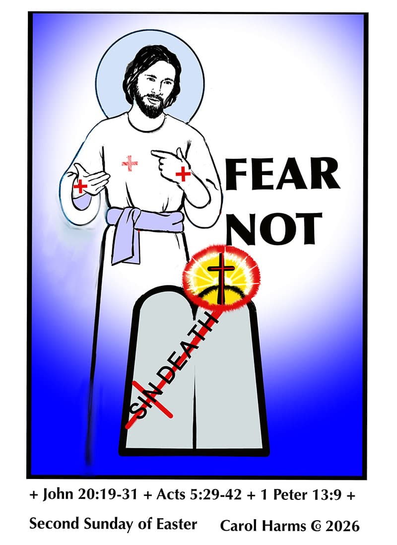 Peace With Christ Lutheran Church sermon image for the sermon titled "Fear Not"