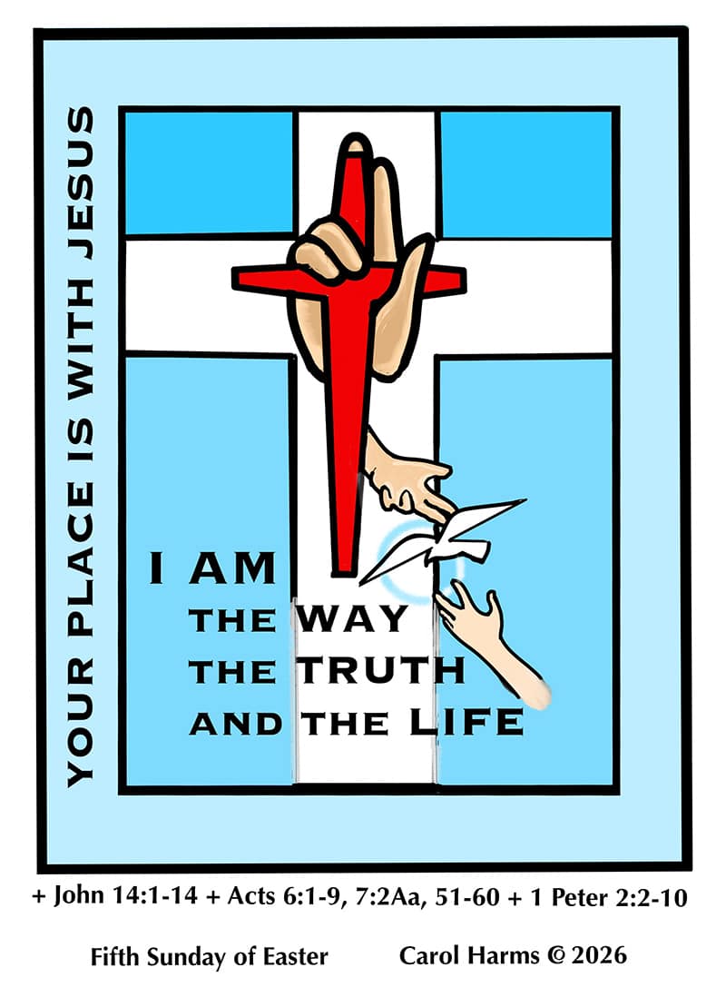 Peace With Christ Lutheran Church sermon image for the sermon titled "Your Place is with Jesus"