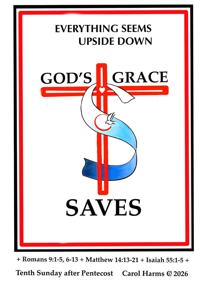 Peace With Christ Lutheran Church sermon image for the sermon titled "Everything Seems Upside Down"