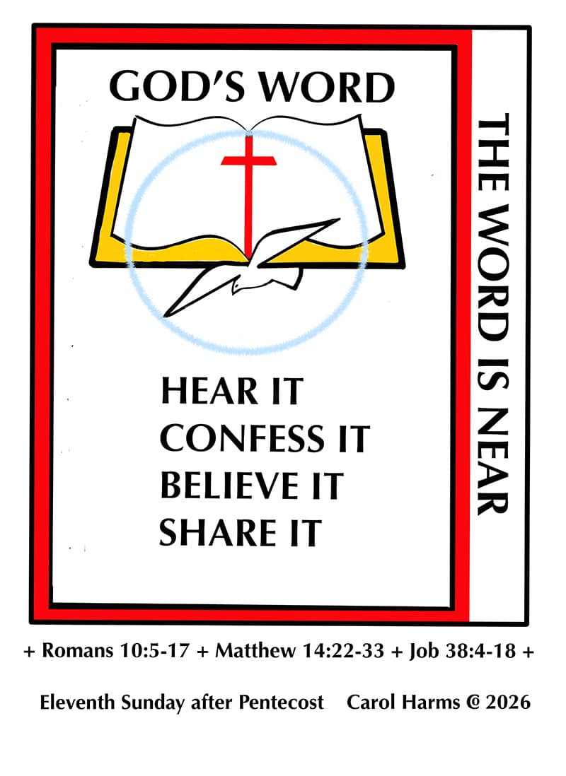 Peace With Christ Lutheran Church sermon image for the sermon titled "The Word Is Near"