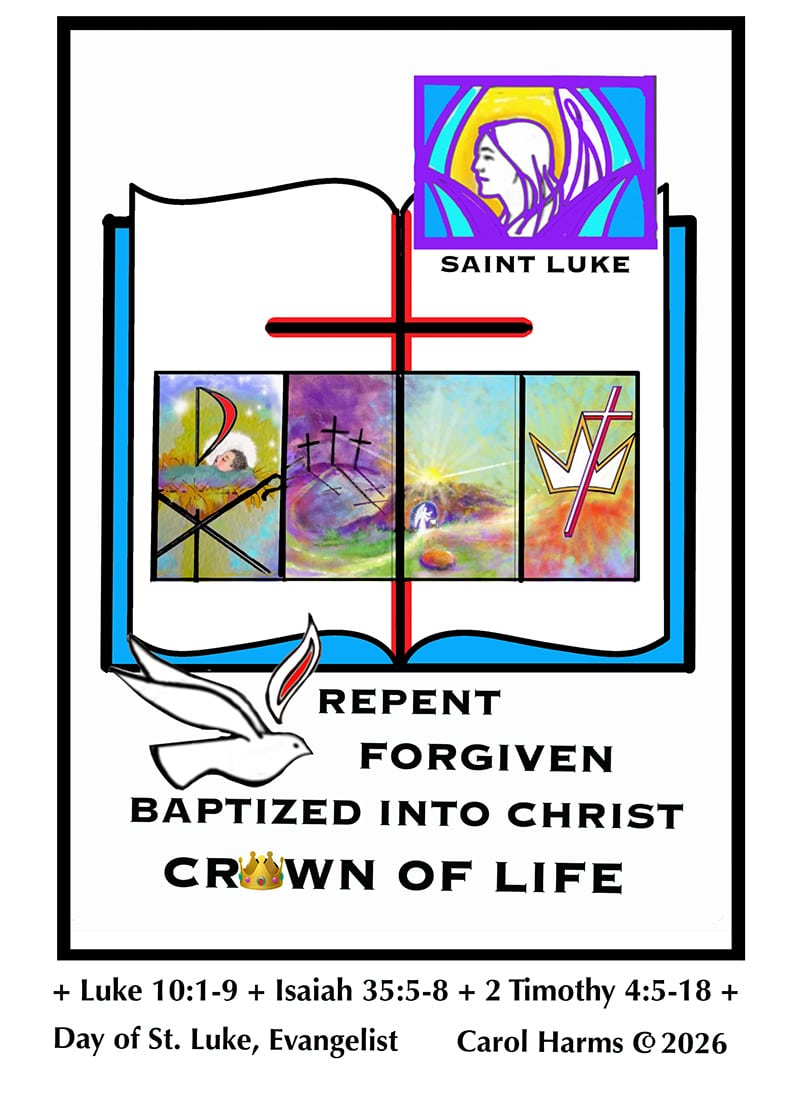 Peace With Christ Lutheran Church sermon image for the sermon titled "Only Luke is with Me"